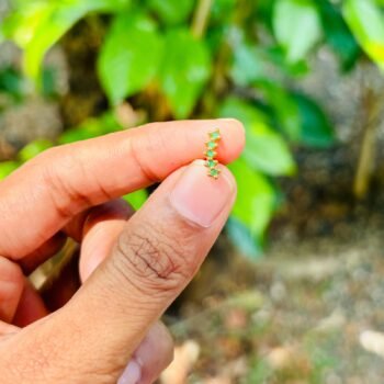 Green helix stud ST009(pair)