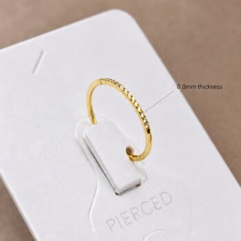 Stainless steel nosering (gold) PREEBOOKING
