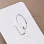 Stainless steel nosering (silver)