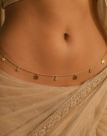 flower stoned waistchain